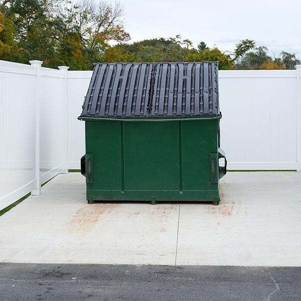 we provide several types of commercial dumpsters, including front-load, rear-load, and side-load